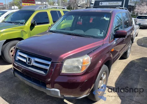 2007 Honda Pilot Exl из США, поврежденный, VIN 2HKYF18697H532313